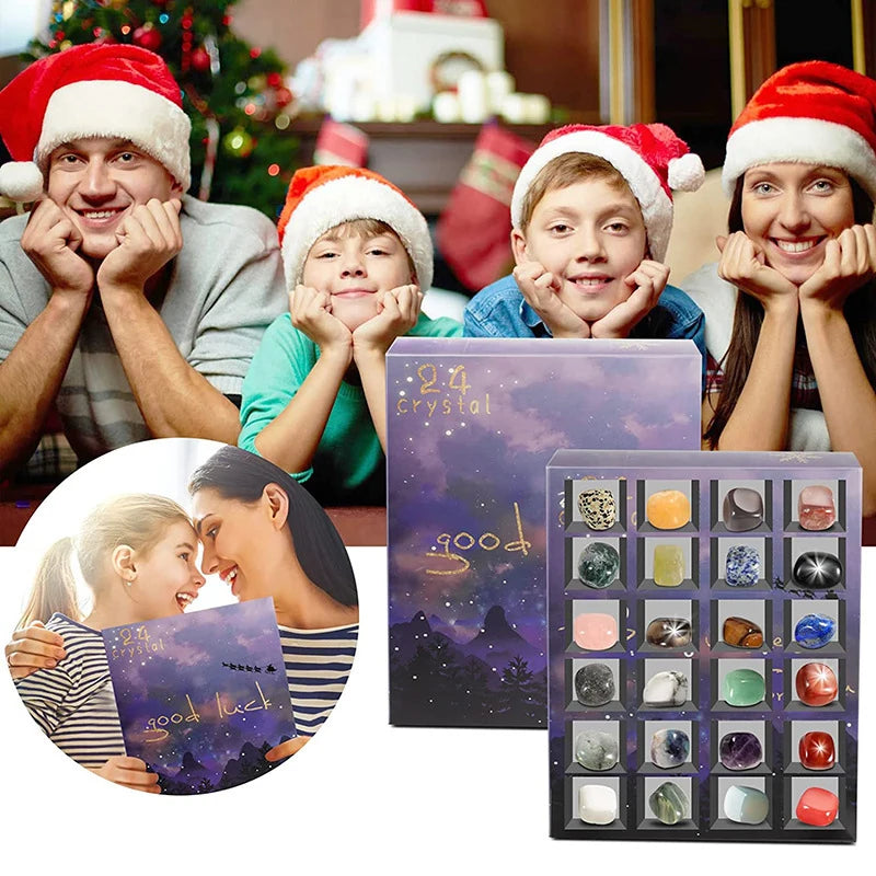 Night Sky Santa Crystals Christmas Advent Calendar