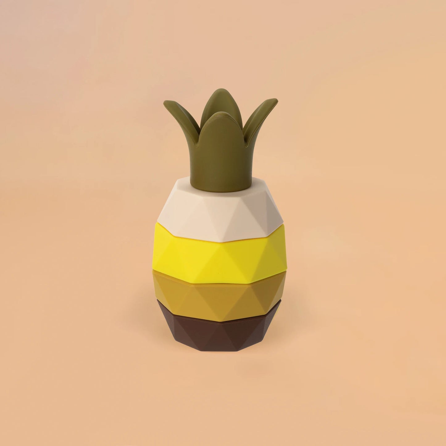 Soft-Stack Pineapple, a Montessori Build and Learn Toy