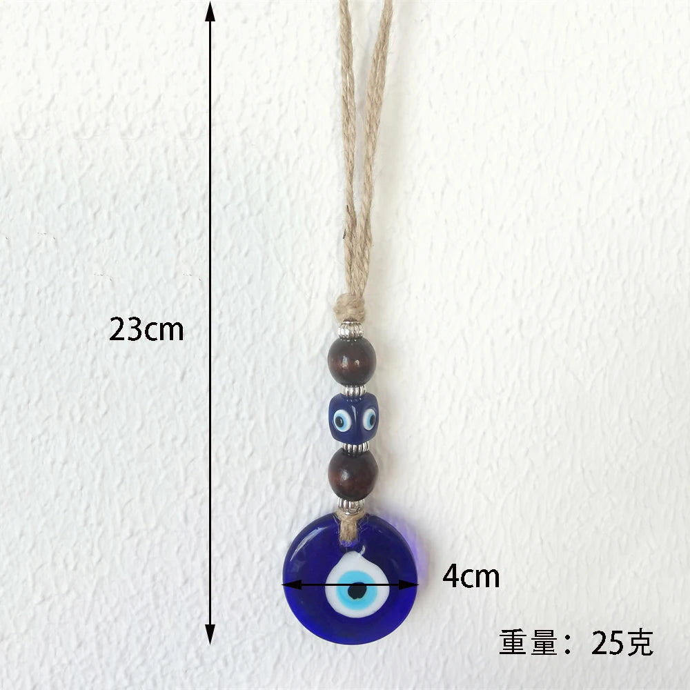 Glass Evil Eye Wall Hanging