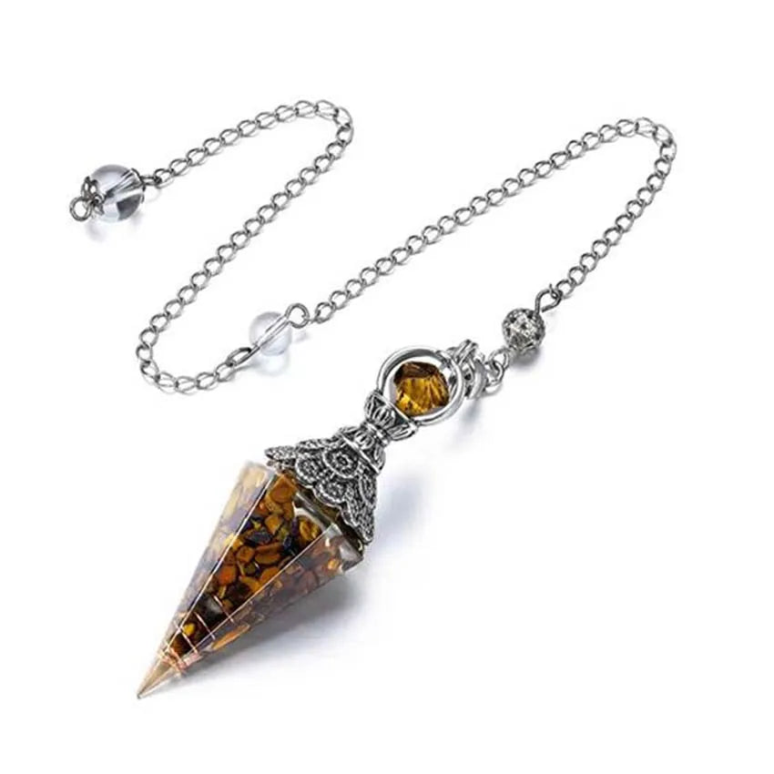 Filigree Style Crystal Pendulum