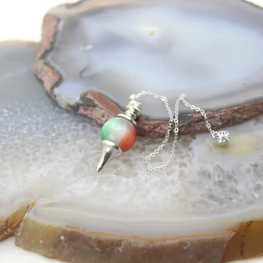 Natural Tumbled Gemstone Pendulums