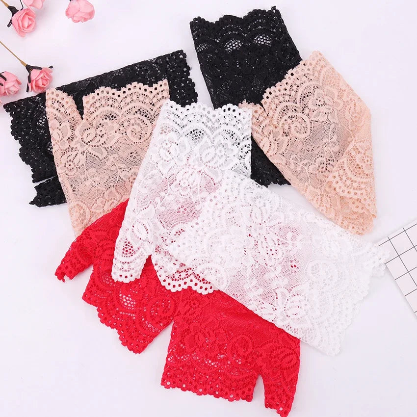 1 Pair Fingerless Lace Gloves