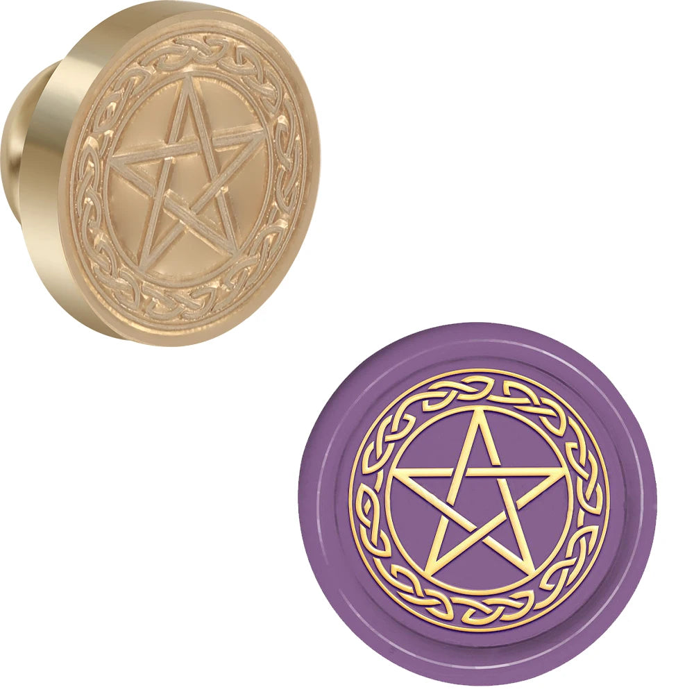 Six Pointed Star Wax Seal Stamp Head