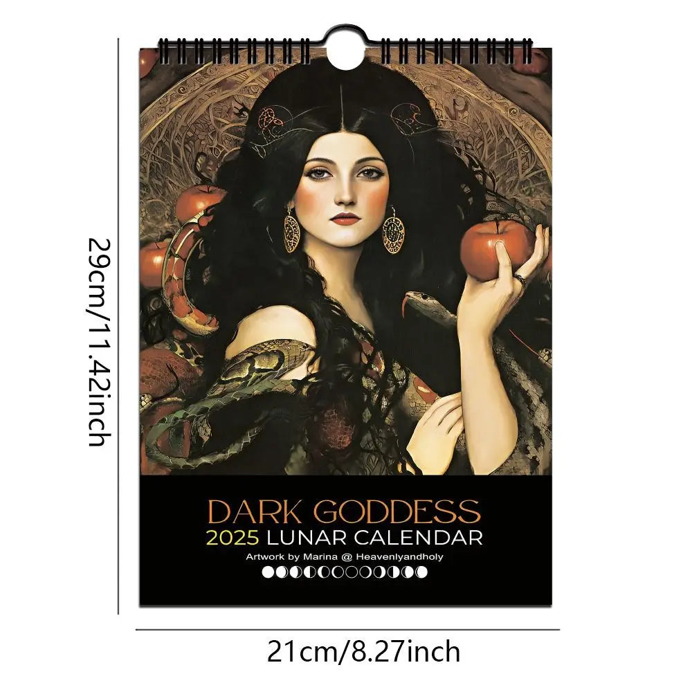 Dark Goddess Wall Calendar 2025