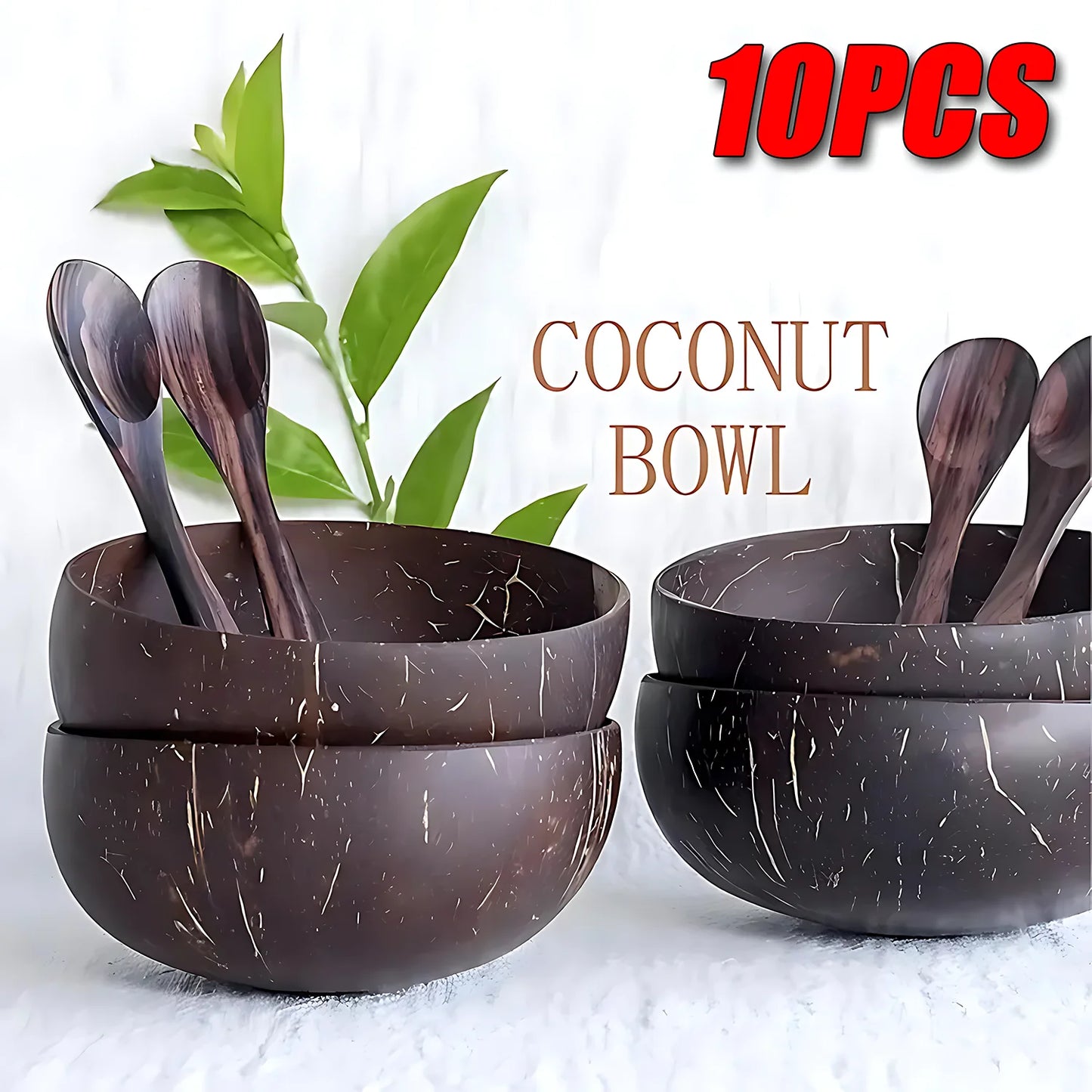 Handmade Wooden Coconut Bowls