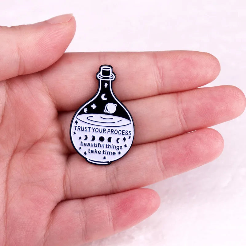 Inspirational Potion Bottle Enamel Pin