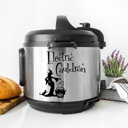 Electric Cauldron Instant Pot Decal, Different Colors and Sizes Available