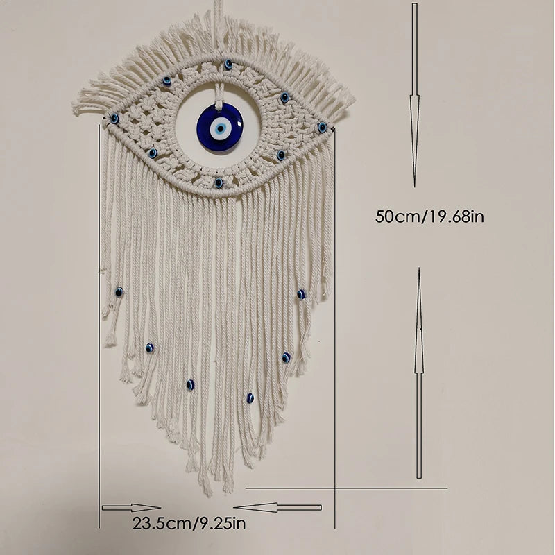 Macrame Evil Eye Wall Hanging