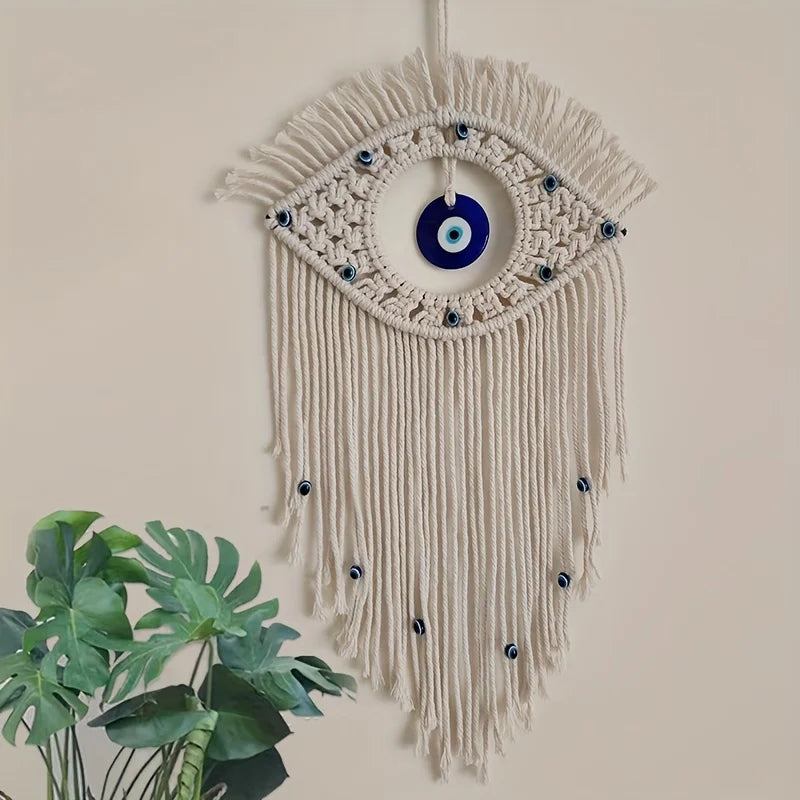 Macrame Evil Eye Wall Hanging