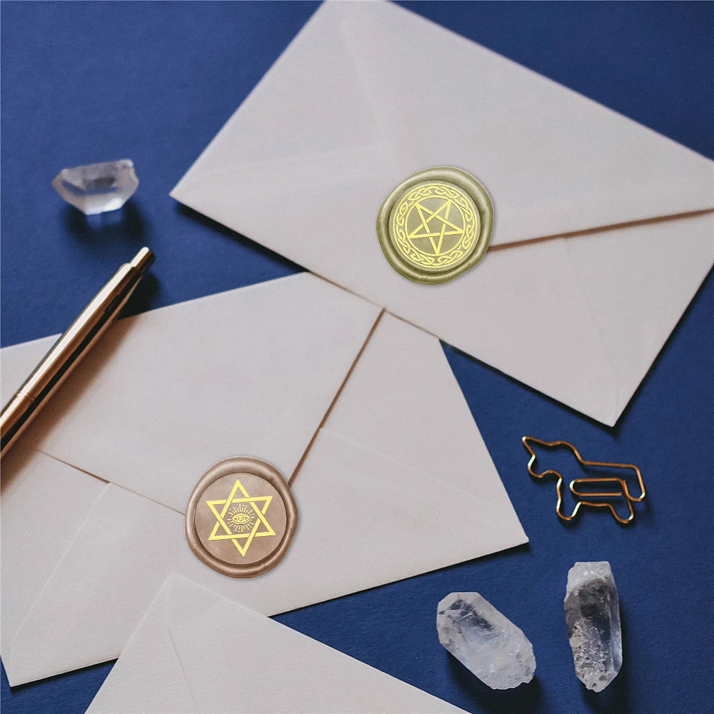 Pentagram Wax Seal Stamp Head