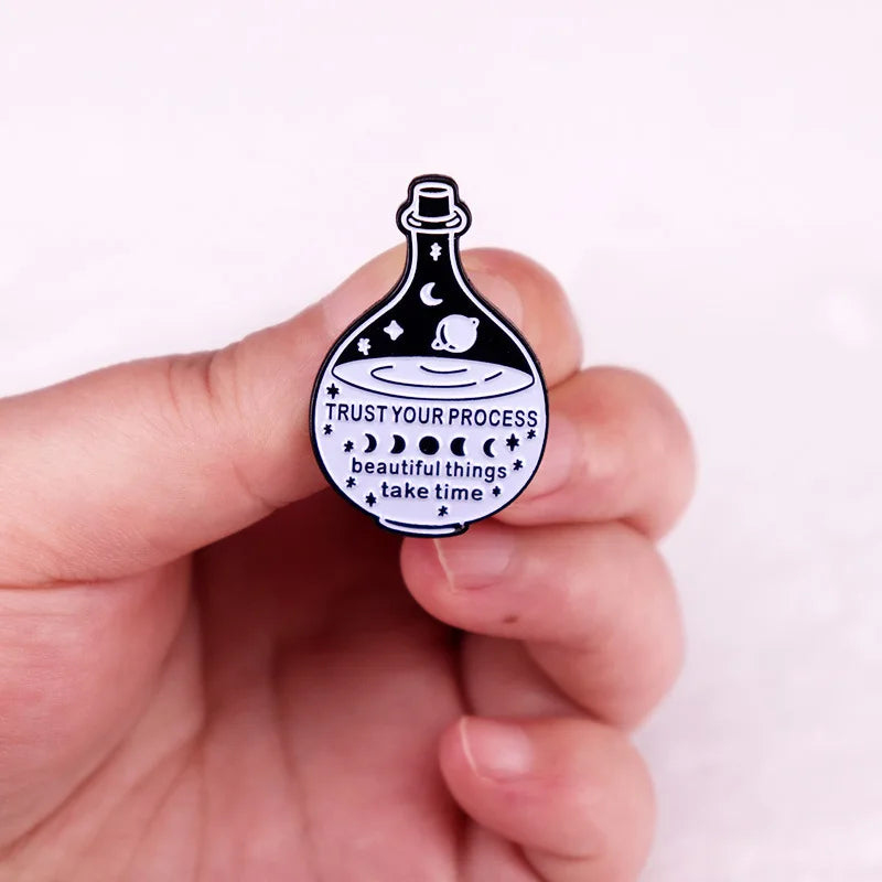 Inspirational Potion Bottle Enamel Pin