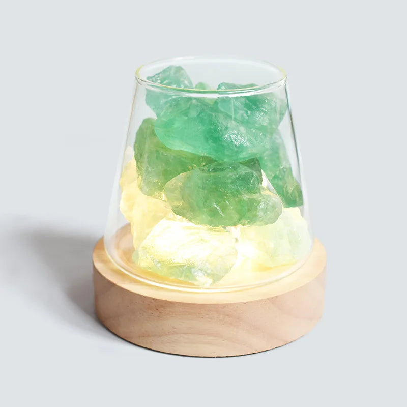 Natural Himalayan Salt Table Lamp & Oil Diffuser