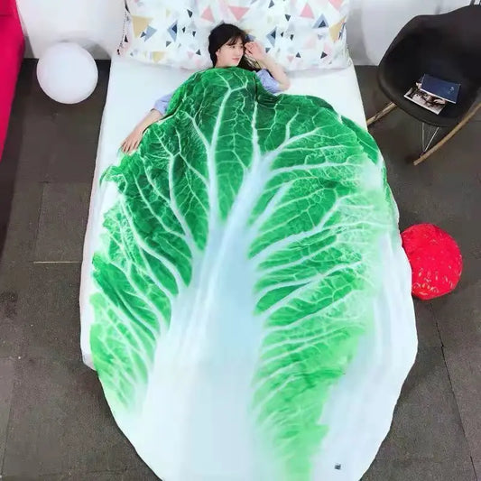 Creative Lettuce Wrap Blanket for Sensory and Snuggling