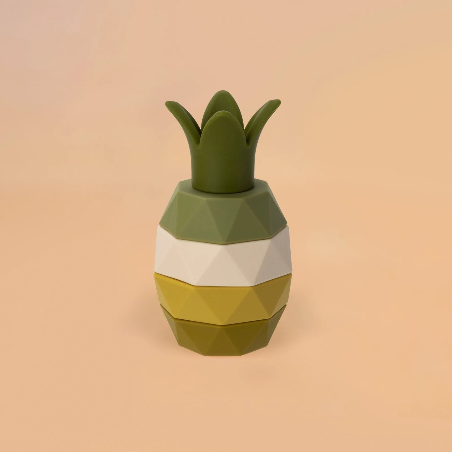 Soft-Stack Pineapple, a Montessori Build and Learn Toy