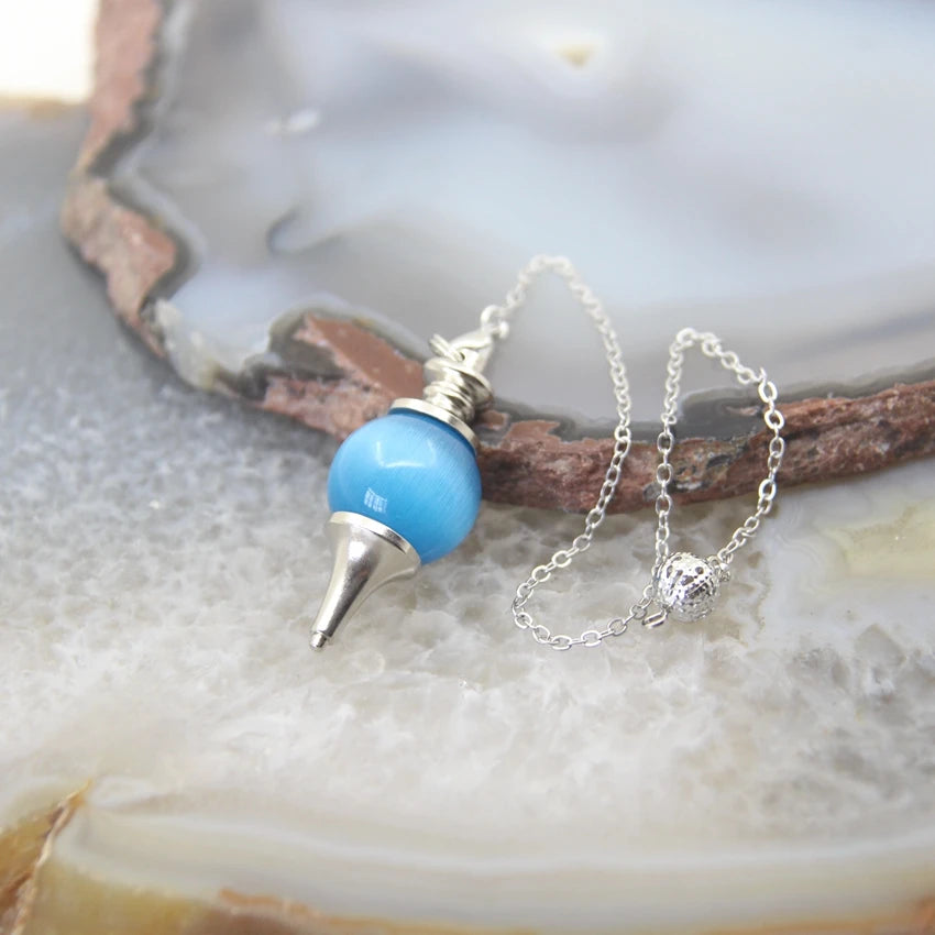 Natural Tumbled Gemstone Pendulums