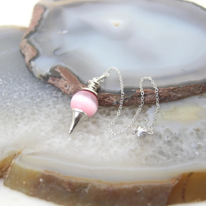 Natural Tumbled Gemstone Pendulums