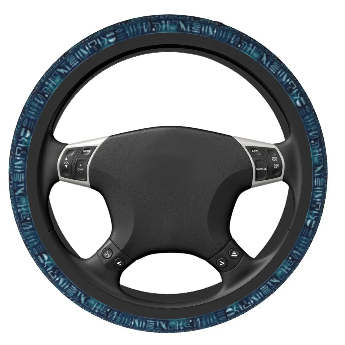 Egyptian Ancient Hieroglyphs Steering Wheel Cover