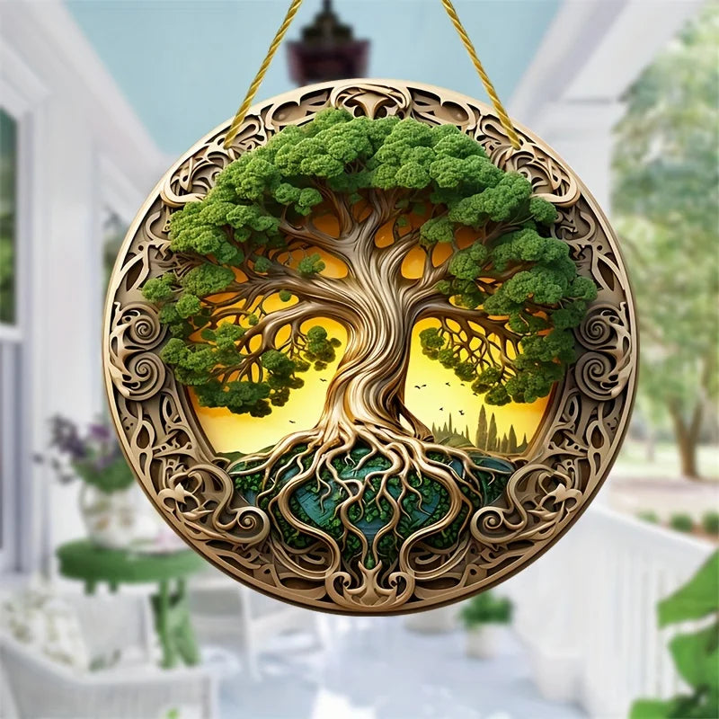 Rainbow Tree of Life Suncatcher