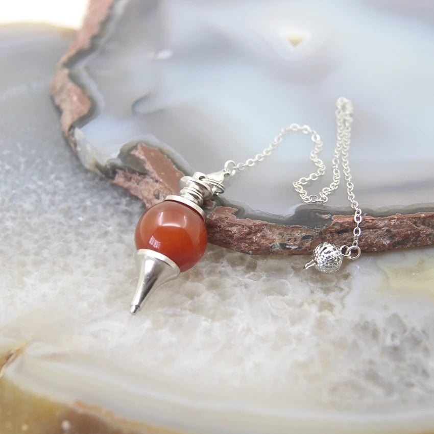 Natural Tumbled Gemstone Pendulums