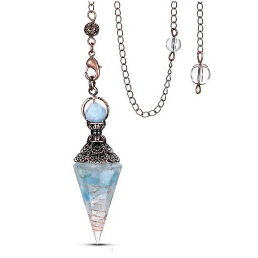 Filigree Style Crystal Pendulum