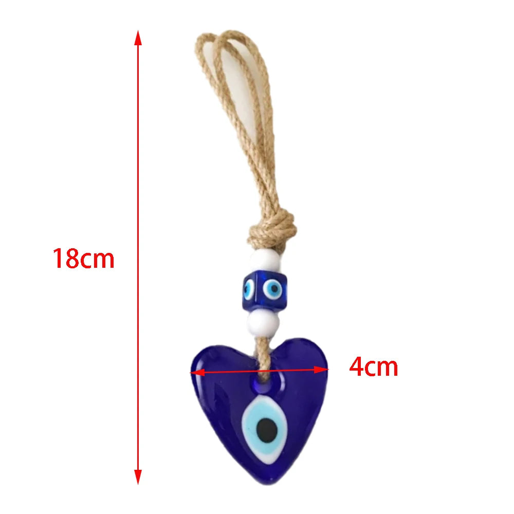 Glass Evil Eye Wall Hanging