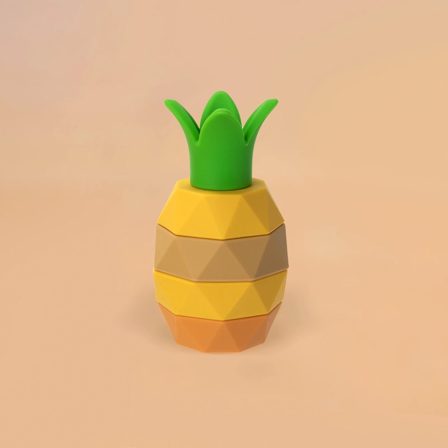 Soft-Stack Pineapple, a Montessori Build and Learn Toy