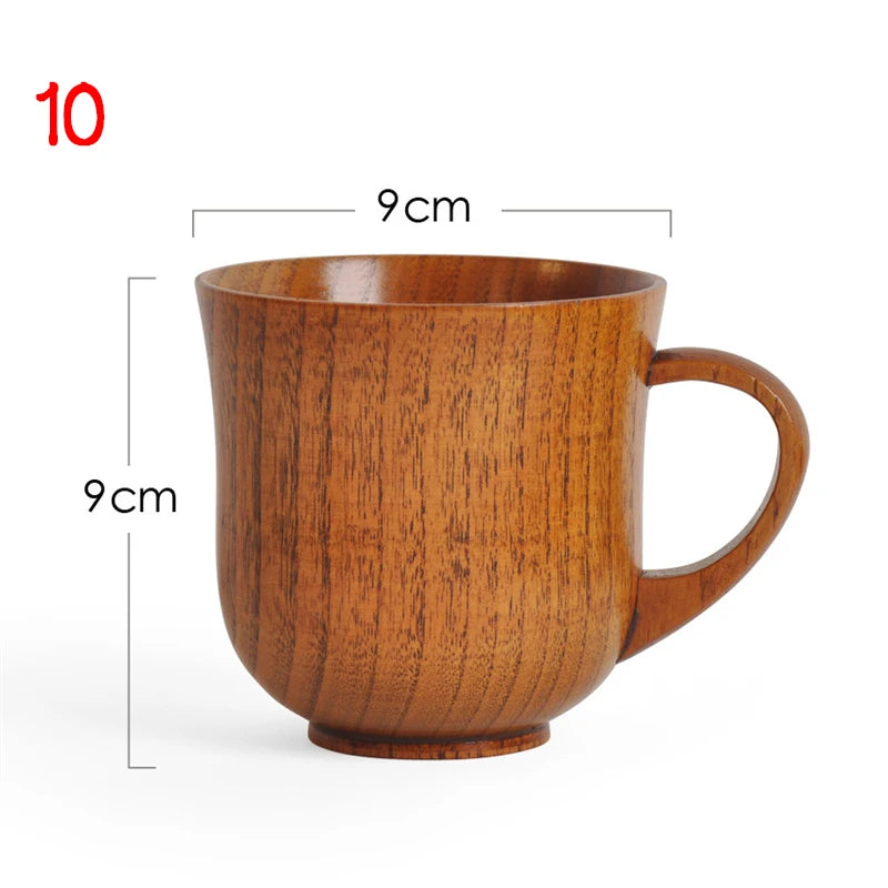 Carved Wooden Mug, Food Grade, 11oz