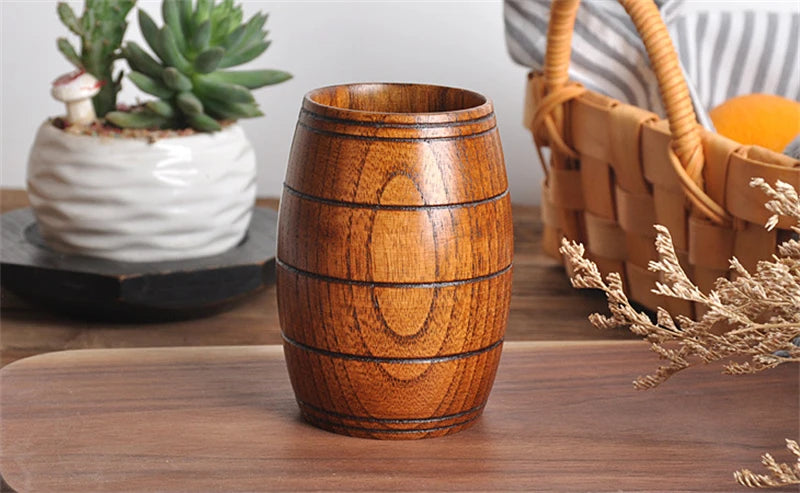 Wooden Barrel, Food Grade, Approx 3.5 in high