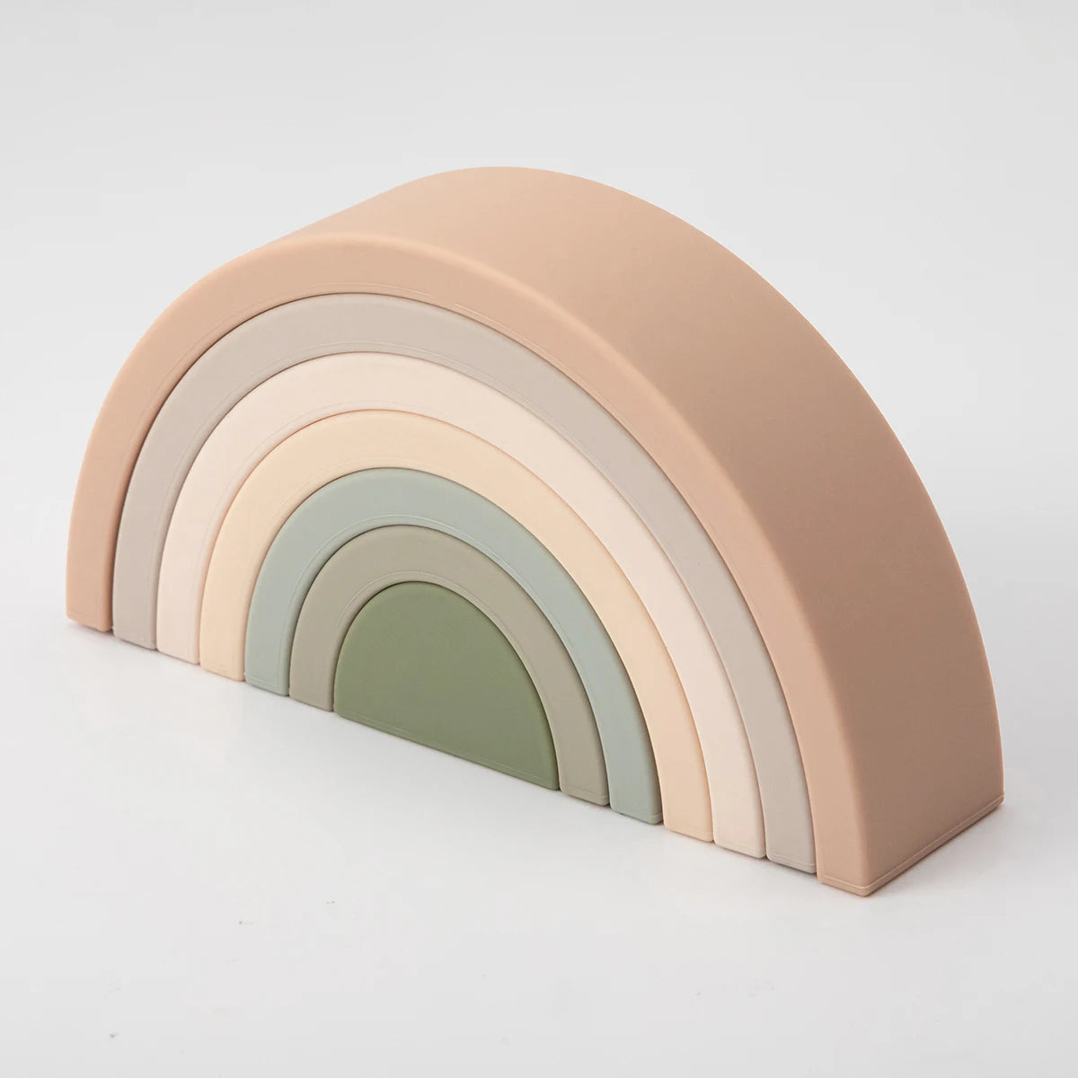 Soft-Stack Avocado, a Montessori Build and Learn Toy