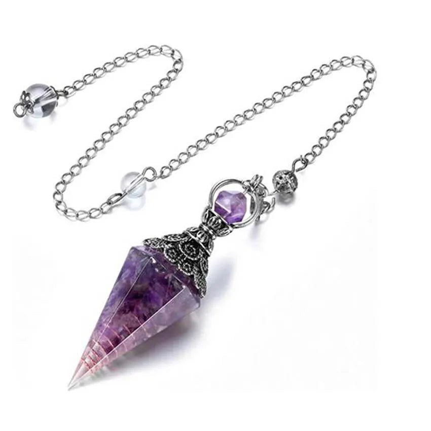 Filigree Style Crystal Pendulum