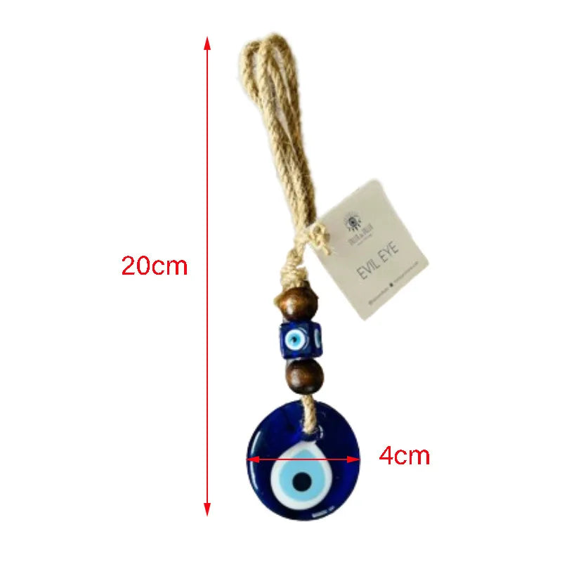 Glass Evil Eye Wall Hanging