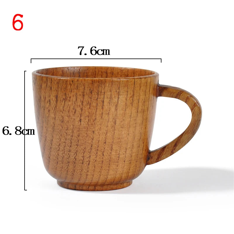 Carved Wooden Mug, Food Grade, 11oz