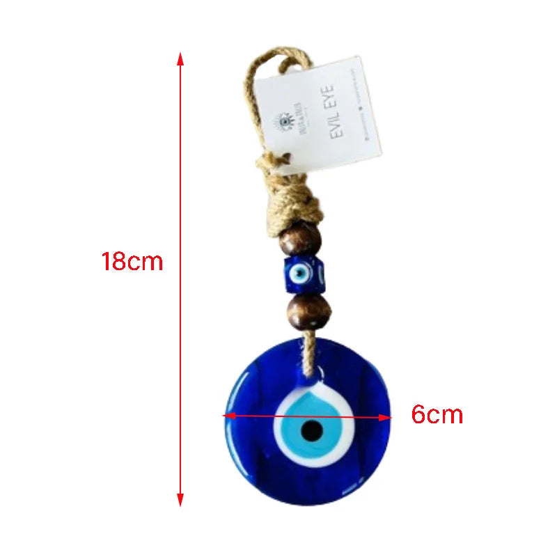 Glass Evil Eye Wall Hanging