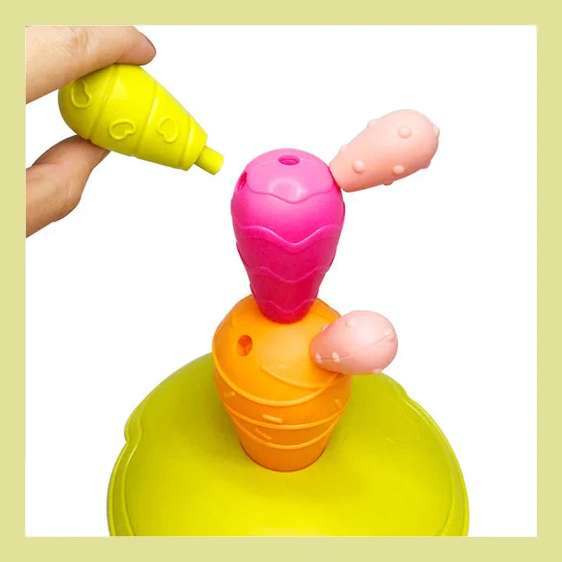 Balance Cactus, Colorful Durable Plastic(Waterproof & Easy to Sanitize)