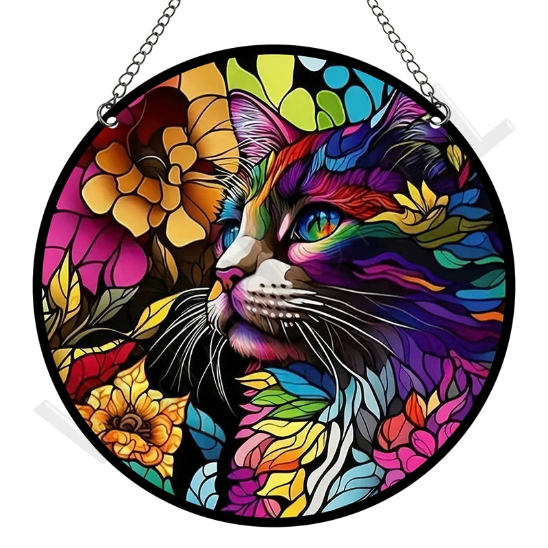 Black Cat Suncatcher