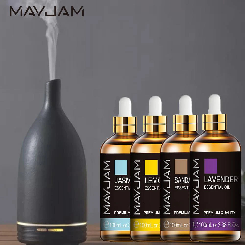 Lavender Essential Oils, 30ml & 100ml bottles with droppers