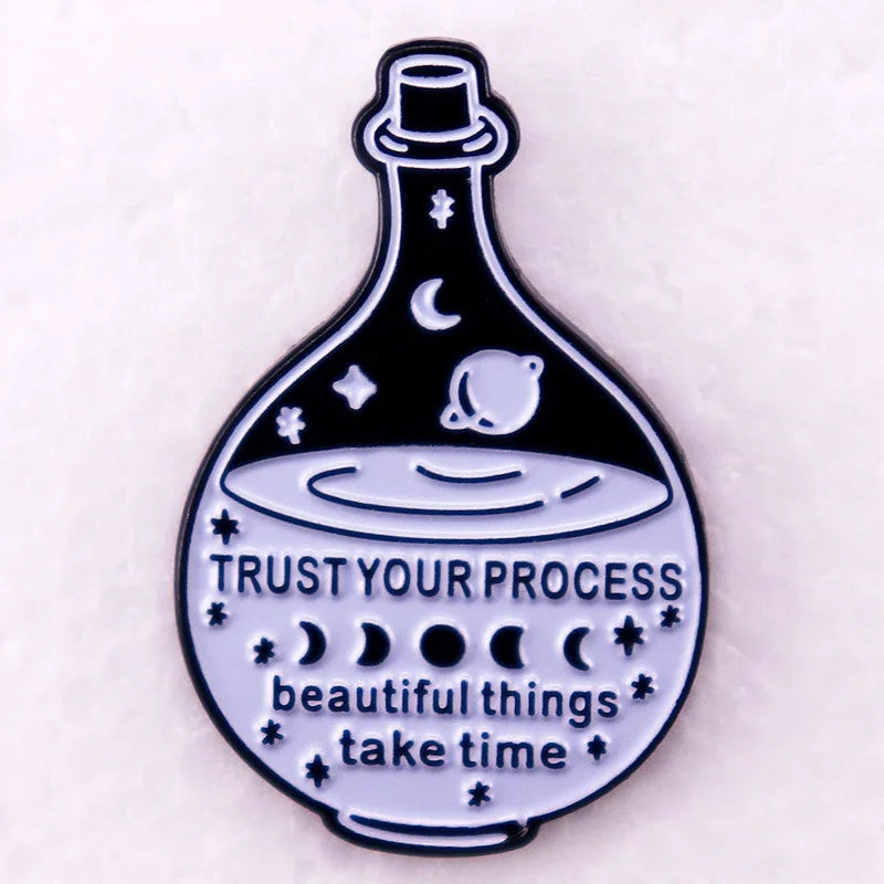 Inspirational Potion Bottle Enamel Pin