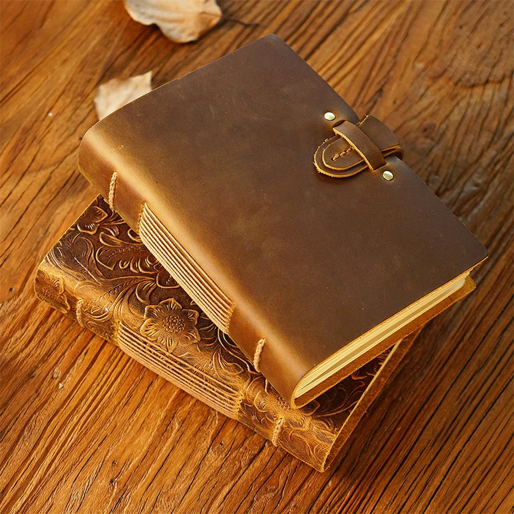 Genuine Leather Journals or Blank Books with Locks