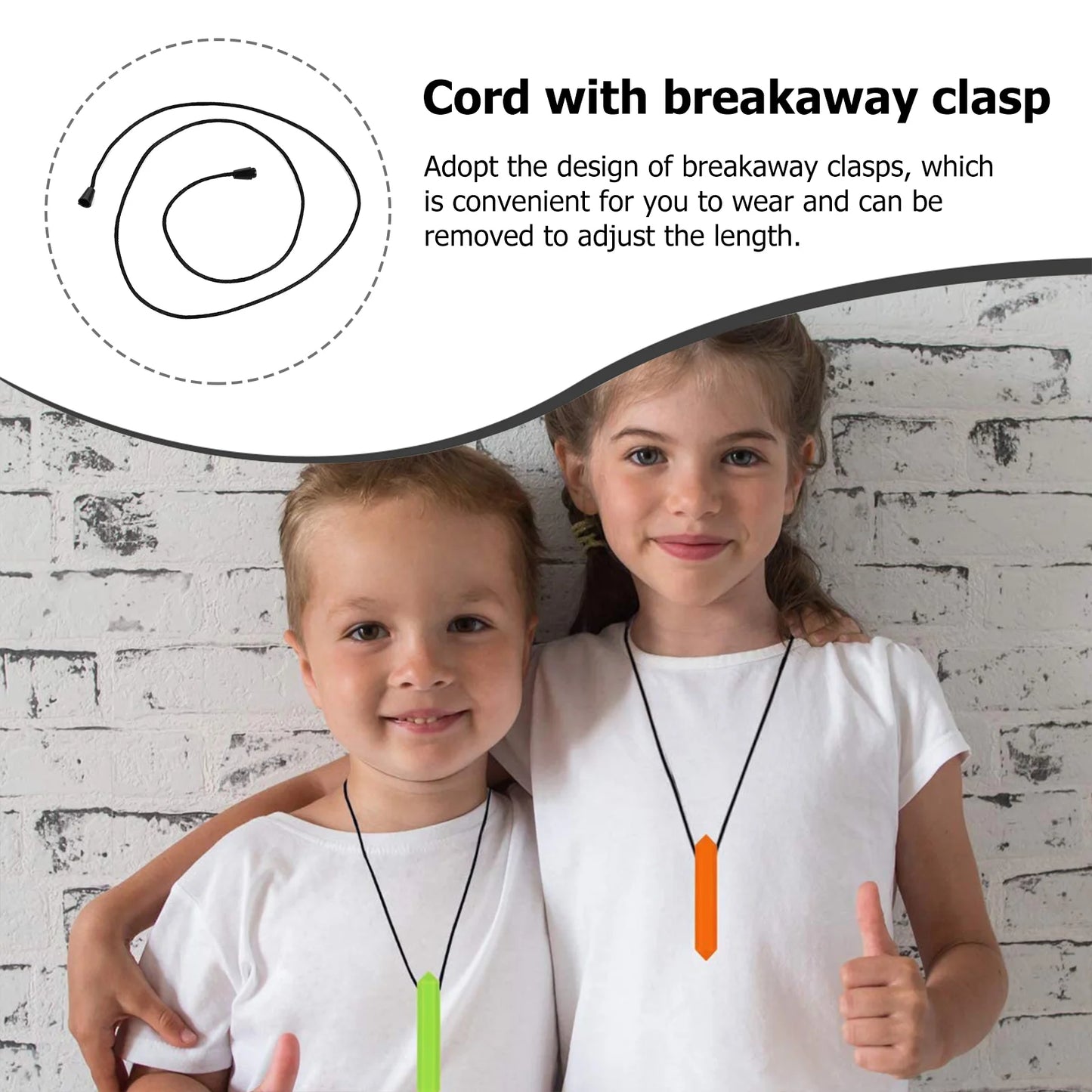 Breakaway Necklace Cords for Safety, Pack of 20