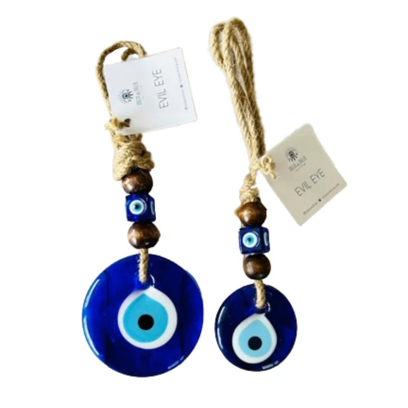 Glass Evil Eye Wall Hanging