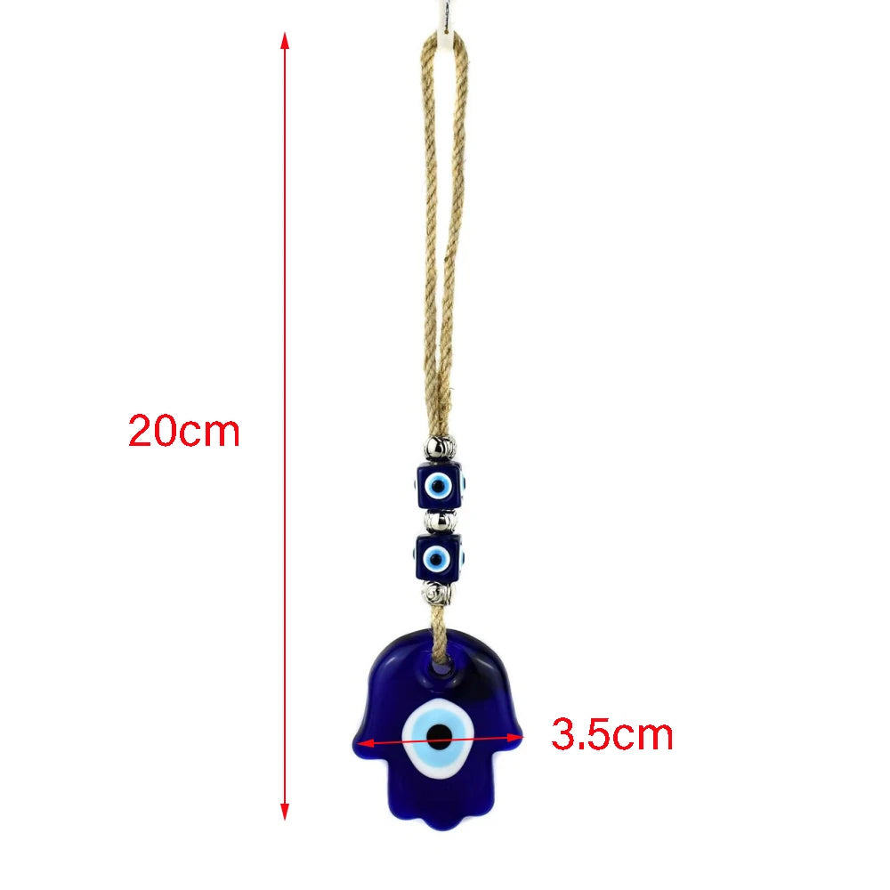 Glass Evil Eye Wall Hanging