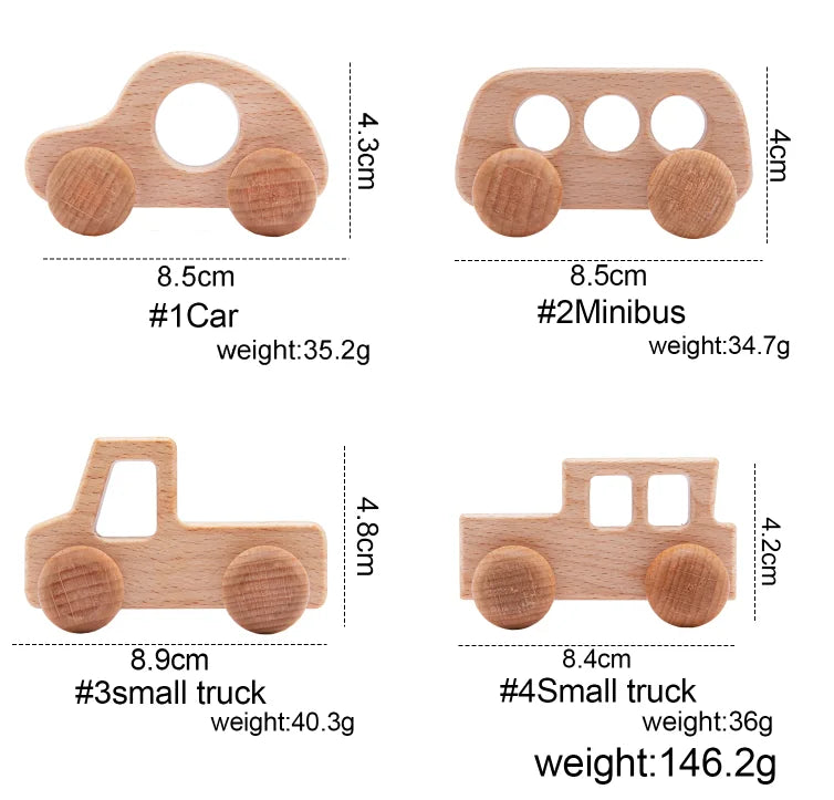 Montessori On the Road Portable Car Playset, Wooden & Canvas