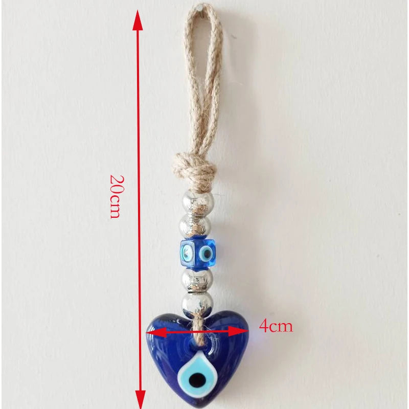 Glass Evil Eye Wall Hanging